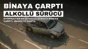 Eyüpsultan'da Alkollü S. Binaya Çarptı: 2 Yaralı