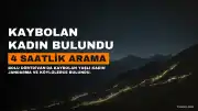 Bolu'da Kaybolan Alzheimer Hastası Kadın 4 Saatlik Arama Sonucu Bulundu