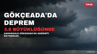 Çanakkale Gökçeada'da 3.8 Büyüklüğünde Deprem Meydana Geldi