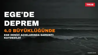 Ege Denizi'nde 4.0 Büyüklüğünde Deprem Meydana Geldi