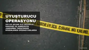Hakkari ve Samsun'da Uyuşturucu Operasyonu: 3 Tutuklama