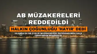 İzlanda AB Müzakerelerinin Yeniden Başlatılması Teklifini Reddetti