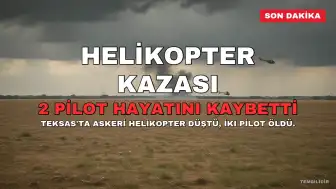 Teksas'ta Askeri Helikopter Düştü: 2 Pilot Hayatını Kaybetti