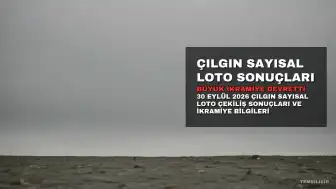 30 Eylül 2026 Çılgın Sayısal Loto Sonuçları Açıklanıyor mu? Büyük İkramiye Devretti
