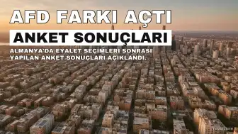 Almanya'da Anket Sonuçları: AfD Farkı Açıyor