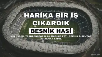 Amedspor Teknik Direktörü Hasi'den Trabzonspor Maçı Sonrası Açıklama: 'Harika Bir İş Çıkardık'