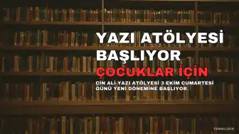 Cin Ali Yazı Atölyesi Yeni Döneme Hazırlanıyor: 3 Ekim'de Başlıyor