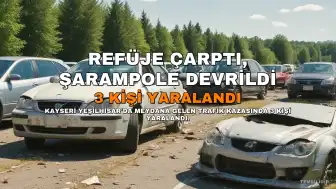 Kayseri Yeşilhisar'da Trafik Kazası: 3 Yaralı