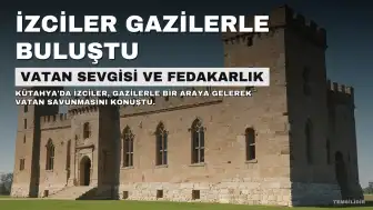 Kütahya'da İzciler Gazilerle Buluştu