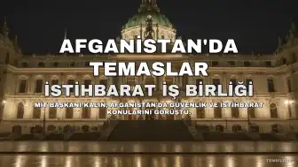 MİT Başkanı Kalın, Afganistan'da Temaslarda Bulundu