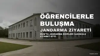 Muş'ta Jandarma Ekipleri Öğrencilerle Buluştu