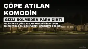 Polonya'da Çöpe Atılan Komodinin Gizli Bölmesinden 2 Milyon Lira Çıktı