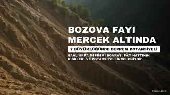 Şanlıurfa Depremi Sonrası Bozova Fayı Mercek Altında: Deprem Potansiyeli ve Riskler Değerlendiriliyor