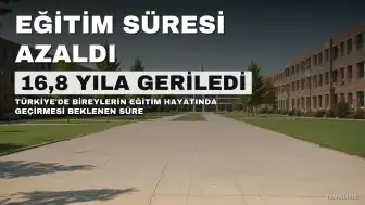 Türkiye'de Beklenen Eğitim Süresi Azaldı: En Düşük ve En Yüksek İllere Göre Veriler