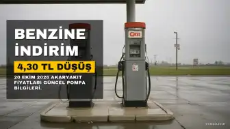 20 Ekim 2026 Akaryakıt Fiyatları: Benzine İndirim, Motinere Zam Yok