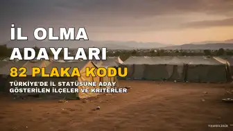 82 Plaka Koduna Hazırlık: İl Olmaya Aday İlçeler ve Kriterler Açıklandı