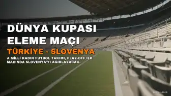 A Milli Kadın Futbol Takımı, Dünya Kupası Play-Off'unda Slovenya'yı Konuk Edecek