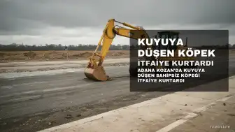 Adana Kozan'da Kuyuya Düşen Köpek İtfaiye Tarafından Kurtarıldı