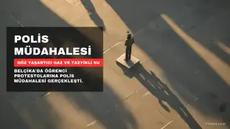 Belçika'da Öğrenci Protestolarına Polis Müdahalesi: Göz Yaşartıcı Gaz ve Tazyikli Su Kullanıldı
