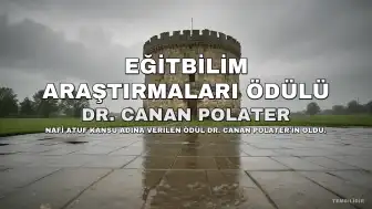 Dr. Canan Polater'e Nafi Atuf Kansu Eğitbilim Araştırmaları Ödülü Verildi