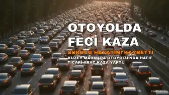 Kuzey Marmara Otoyolu'nda Feci Kaza: Hafif Ticari Araç Sürücüsü Hayatını Kaybetti