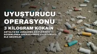 Manavgat ve Aksu'da Uyuşturucu Operasyonu: 3 Kilogram Kokain Ele Geçirildi, 1 Şüpheli Tutuklandı
