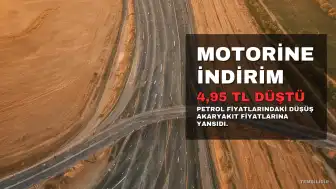 Motorine 4,95 TL İndirim Yapıldı: Pompa Fiyatları Güncellendi