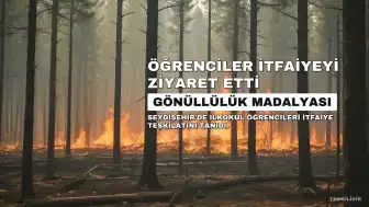 Seydişehir'de İlkokul Öğrencilerinden İtfaiye Ziyareti