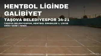 Taşova Belediyespor, Hentbol Erkekler 1. Lig'de Ordu GSİM'i Farkla Mağlup Etti