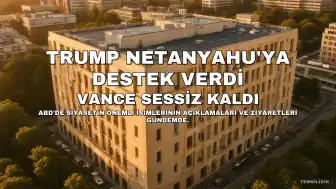 Trump, Netanyahu'ya destek verdi; Yardımcısı JD Vance sessiz kaldı