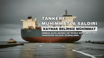 Umman Açıklarında Ham Petrol Tankerine Bilinmeyen Mühimmatla Saldırı Düzenlendi