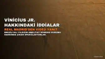 Vinicius Jr. Hakkındaki Komplo Teorilerine Real Madrid'den Video Yanıt