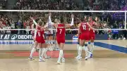 A Milli Kadın Voleybol Takımı Fransa Karşısında 3-0 Galip Geldi