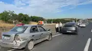 Tekirdağ Çevre Yolu'nda Peş Peşe İki Zincirleme Trafik Kazası