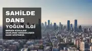 Mersin Kızkalesi Sahilinde Dans Performansı İlgi Odağı Oldu