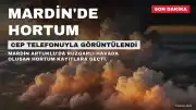 Mardin'in Artuklu İlçesinde Hortum Görüntülendi