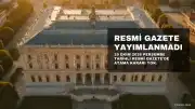 29 Ekim 2026 Resmi Gazete'de Atama Kararı Yayımlanmadı