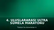 4. Uluslararası Ultra Sümela Maratonu Trabzon'da Tamamlandı: 647 Sporcu Yarıştı