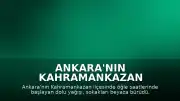 Ankara'nın Kahramankazan İlçesinde Dolu Yağışı Etkili Oldu