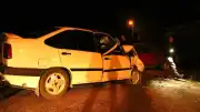 Kastamonu'da iki otomobilin çarpışması sonucu 8 kişi yaralandı