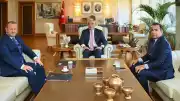 Kültür ve Turizm Bakanı Mehmet Nuri Ersoy, RTÜK Başkanı Mehmet Daniş ile bir araya geldi
