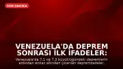 Venezuela'da Deprem Sonrası İlk İfadeler: Enkaz Altından Kurtulanlar Yaşadıklarını Anlattı