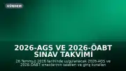 2026-AGS ve 2026-ÖABT Sınav Takvimi Açıklandı: Başlangıç Saatleri ve Önemli Uyarılar