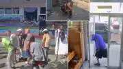 ABD Philadelphia'da Sokaklardaki Durum Sosyal Medyada Tartışma Yarattı