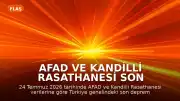 AFAD ve Kandilli Rasathanesi Son Depremleri Paylaştı: 24 Temmuz 2026 Güncel Verileri