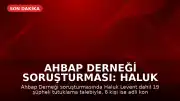 Ahbap Derneği Soruşturması: Haluk Levent ve 18 Şüpheli Hakkında Tutuklama Talebi