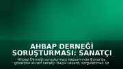 Ahbap Derneği Soruşturması: Sanatçı Haluk Levent İstanbul'da Sorgulanıyor