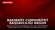 Bakırköy Cumhuriyet Başsavcılığı Nasuh Mahruki Hakkında Soruşturma Başlattı