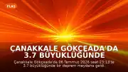 Çanakkale Gökçeada'da 3.7 Büyüklüğünde Deprem Meydana Geldi
