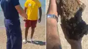 Çanakkale Kepez'de Halk Plajında Patlamamış Askeri Mühimmat Tespit Edildi